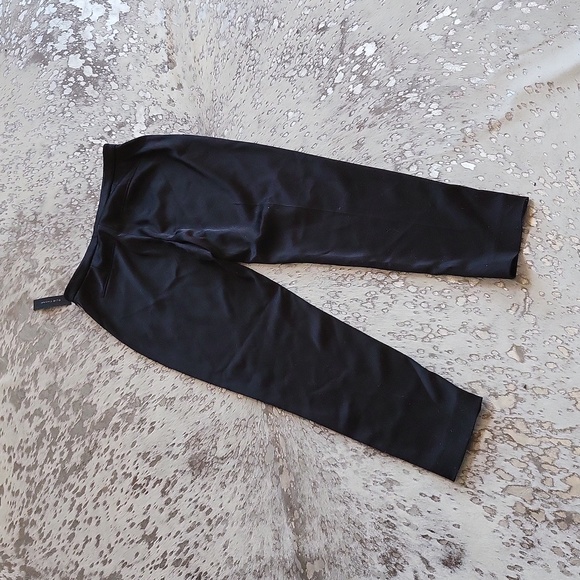 Elie Tahari Marcia Satin Ankle Pant Sz2 Black NWT - Picture 5 of 8